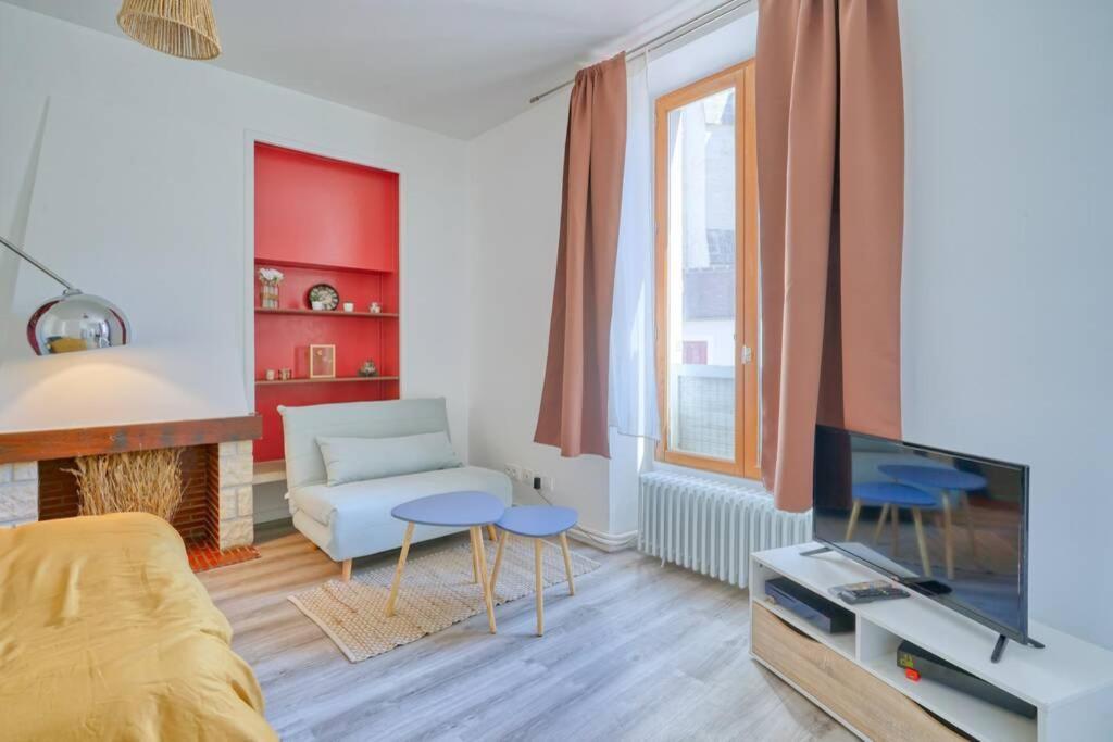 Studio Charmant Au Coeur Du Vieux Corbeil Corbeil-Essonnes Luaran gambar